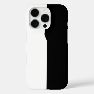 Cool Design in Black and White iPhone 16 Pro Case