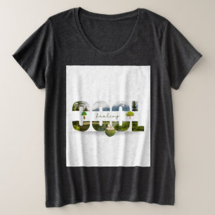Cool design plus size T-Shirt