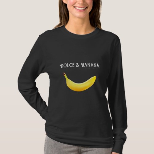 Cool Designer Dolce And Banana Fruit Lover  T_Shirt