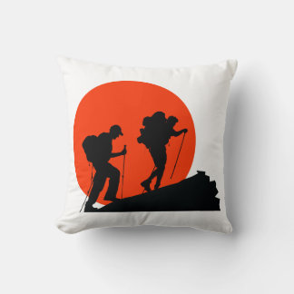 cool designer pillow i love hiking