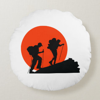 cool designer pillow i love hiking