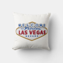 cool designer pillow welcome to las vegas