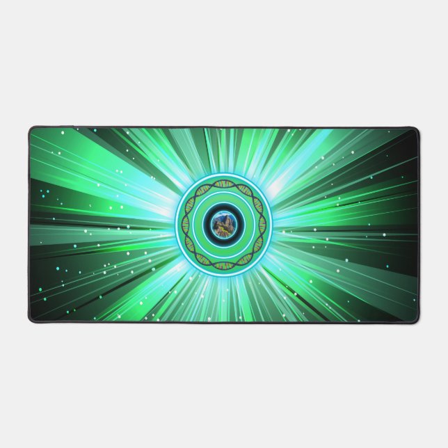 Cool desk mat for laptop and mouse (Front)