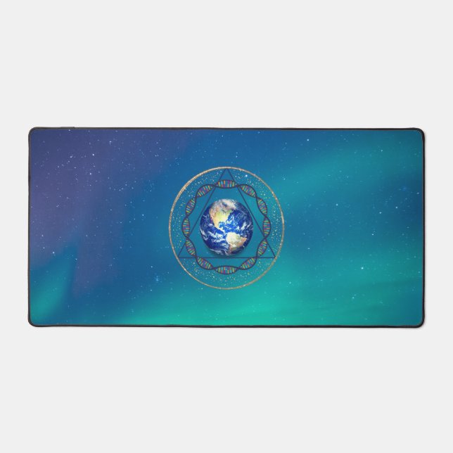 Cool desk mat for laptop and mouse (Front)