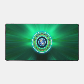 Cool desk mat for laptop and mouse