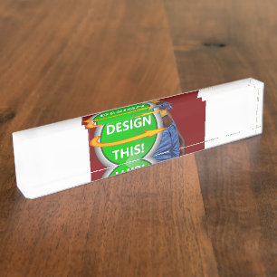 COOL! Desk Nameplate - Custom