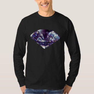 Cool Diamond Shape Jewellery Sparkle Bling Graphic T-Shirt