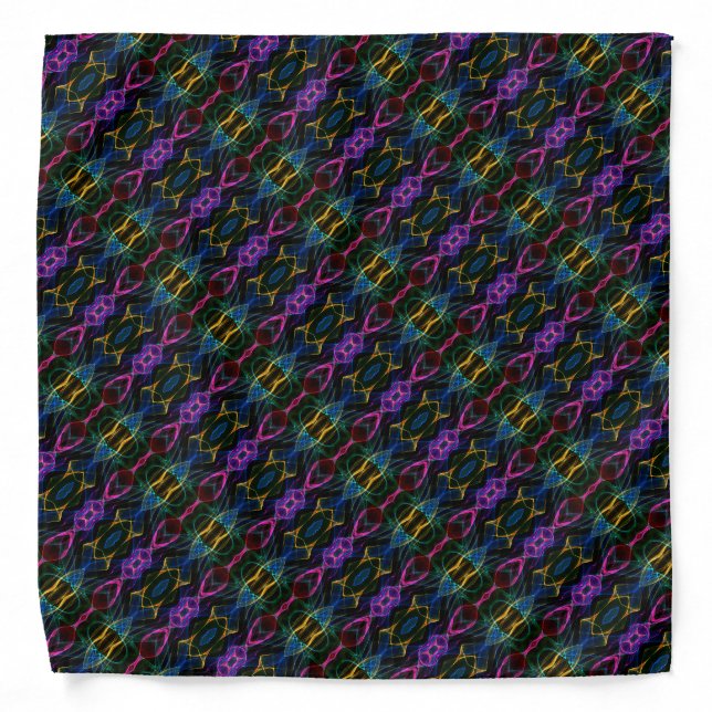 COOL Digital Artistic Pattern Bandana (Front)