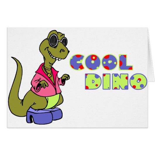 Cool Dino Cards (Front Horizontal)