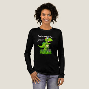 Cool Dino on a Skateboard Tri-Blend Shirt