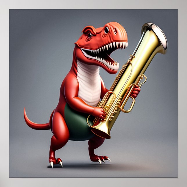 Cool Dinosaur - Art Print (Front)