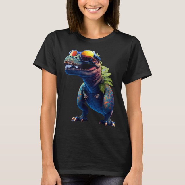 Cool dinosaur baby Tyrannosaurus Rex T-Shirt (Front)