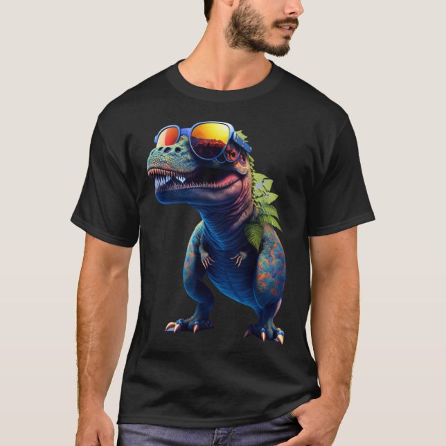 Cool dinosaur baby Tyrannosaurus Rex T-Shirt (Front)