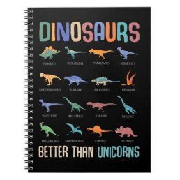 Cool Dinosaur Fan Dino Boys Trex Notebook