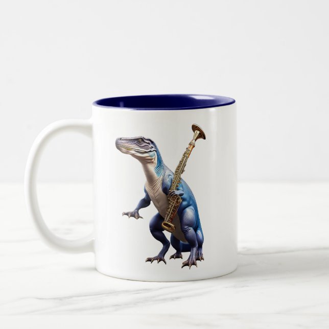 Cool Dinosaur Kid's Mug (Left)