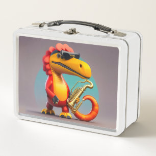 Cool Dinosaur Metal Lunchbox