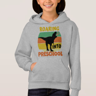 COOL DINOSAUR - ROARING INTO PRESCHOOL HOODIE