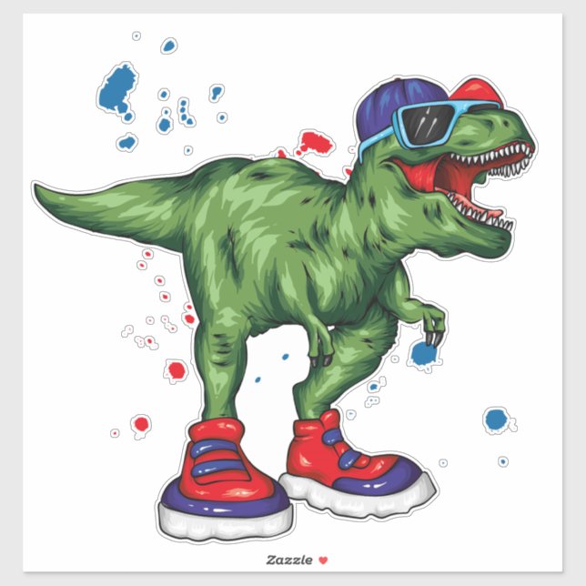 Cool Dinosaur Stickers (Sheet)