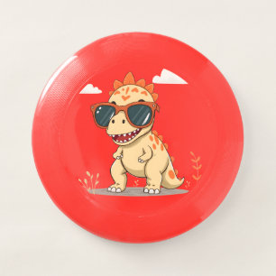 Cool Dinosaur with Sunglasses Funny Cute Kids' T-R Wham-O Frisbee