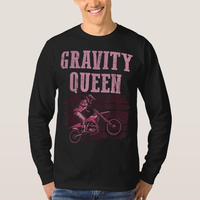 Cool Dirt Bike Art For Women Girls Dirtbike Motorc T-Shirt (Front)