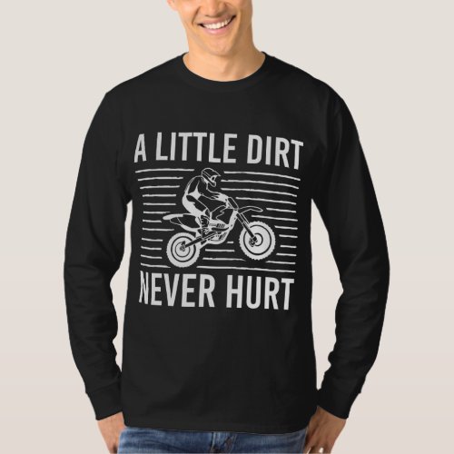 Cool Dirt Bike Art Men Women Dirtbike Motorcycle B T_Shirt