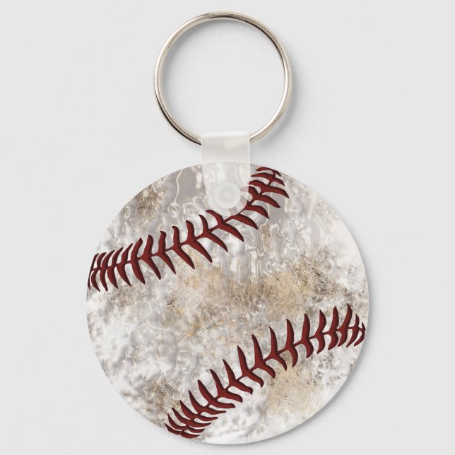 Cool Dirty Look Cheap Baseball Keychains 1 or BULK (Front)