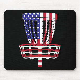 Cool Disc Golf Design For Men Women Kids Disc Golf Mouse Pad