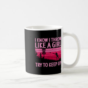 Cool Disc Golf Design For Women Girls Disc Golf Pl Coffee Mug