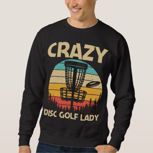 Cool Disc Golf Design For Women Mom Disc Golf Love Sweatshirt