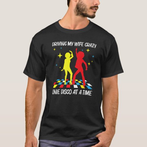 Cool Disco For Men Dad 70s 80s Nightclub Music Dan T_Shirt