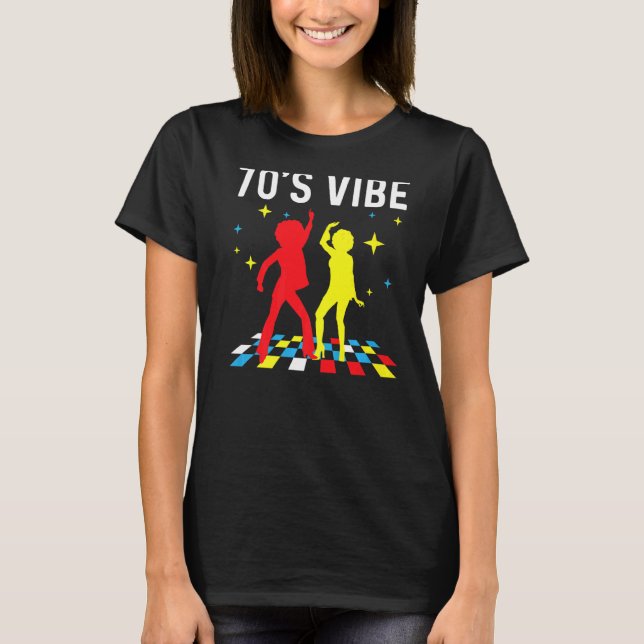 Cool Disco For Men Women 70s 80s Nightclub Music D T-Shirt (Front)