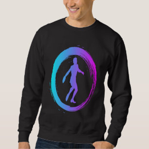 Cool discus throwing track and field sweatshirt