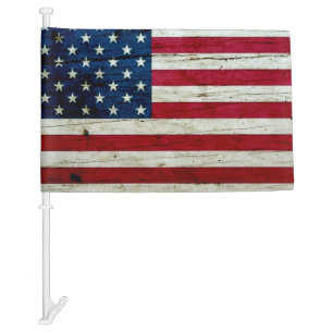 Cool Distressed American Flag Wood Rustic