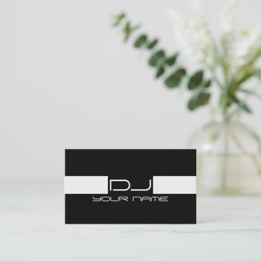 Cool DJ Business Card Zazzle