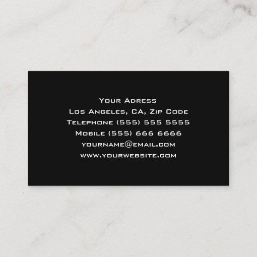 Cool DJ Business Card Zazzle