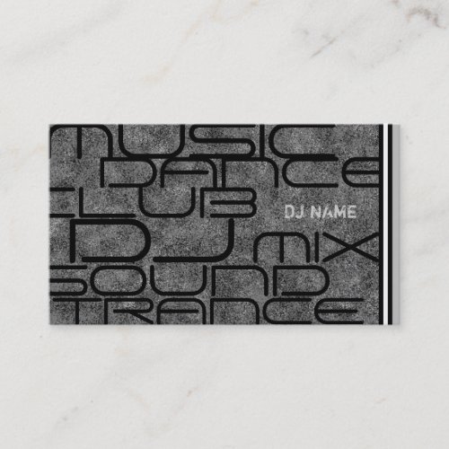 Cool DJ Business Card