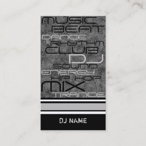 Cool DJ Business Card