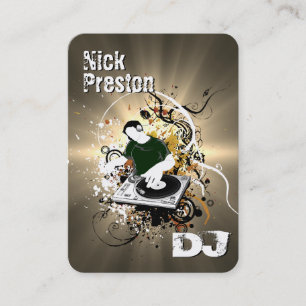 Cool DJ Business Card
