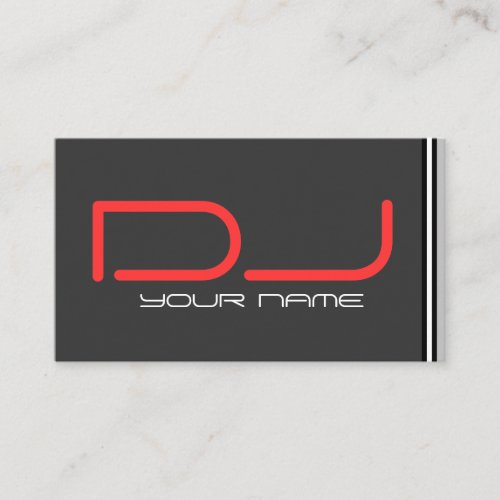 Cool DJ Business Card