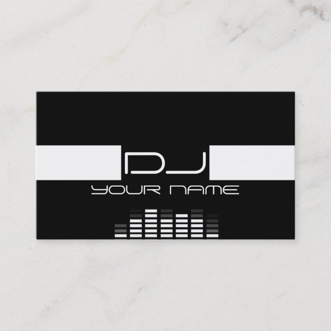 Cool DJ Business Card (Front)