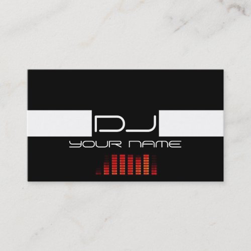 Cool DJ Business Card
