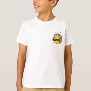 Cool DJ Cheese Music Kids T-Shirt