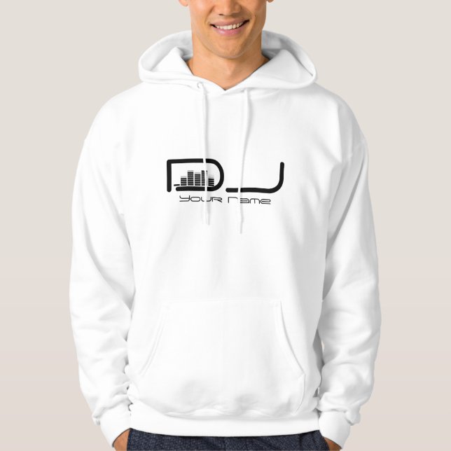 COOL DJ Equalizer HOODED SWEATSHIRT (Front)
