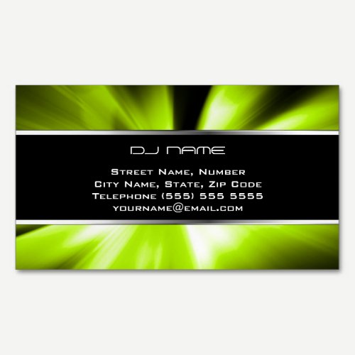 Cool DJ Magnetic Business Card