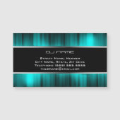Cool DJ Magnetic Business Card (Front)
