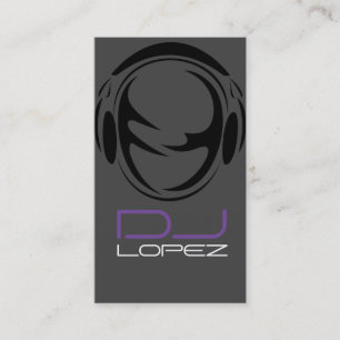 Cool DJ Music Business Card