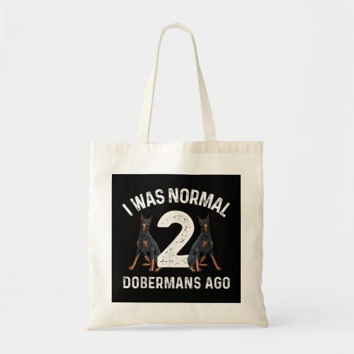 Cool Doberman Art For Men Women Doberman Pinscher  Tote Bag