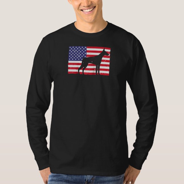 Cool Doberman Dog For Men Women Doberman Pinscher  T-Shirt (Front)