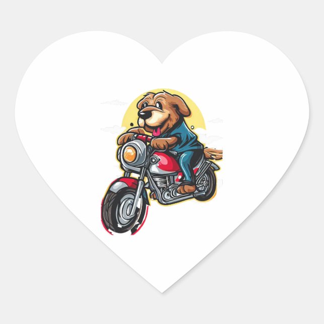 cool Dod Heart Sticker (Front)