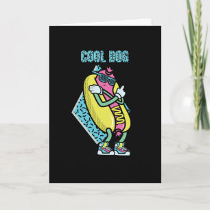 COOL DOG 90s RETRO HOT DOG Card